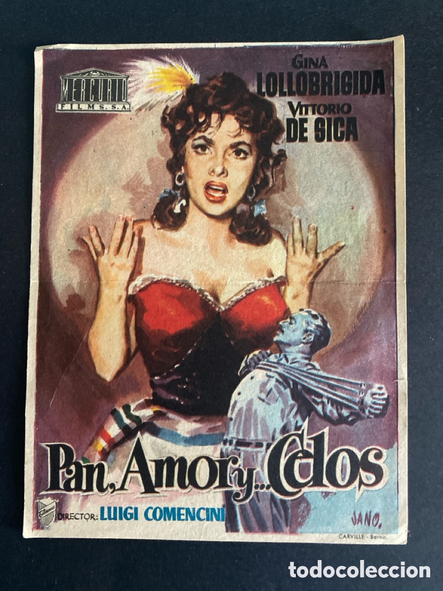Cinema: Programa de cine Pan, amor y .. celos