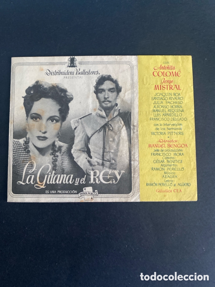 Cine: Programa de cine La gitana y el rey