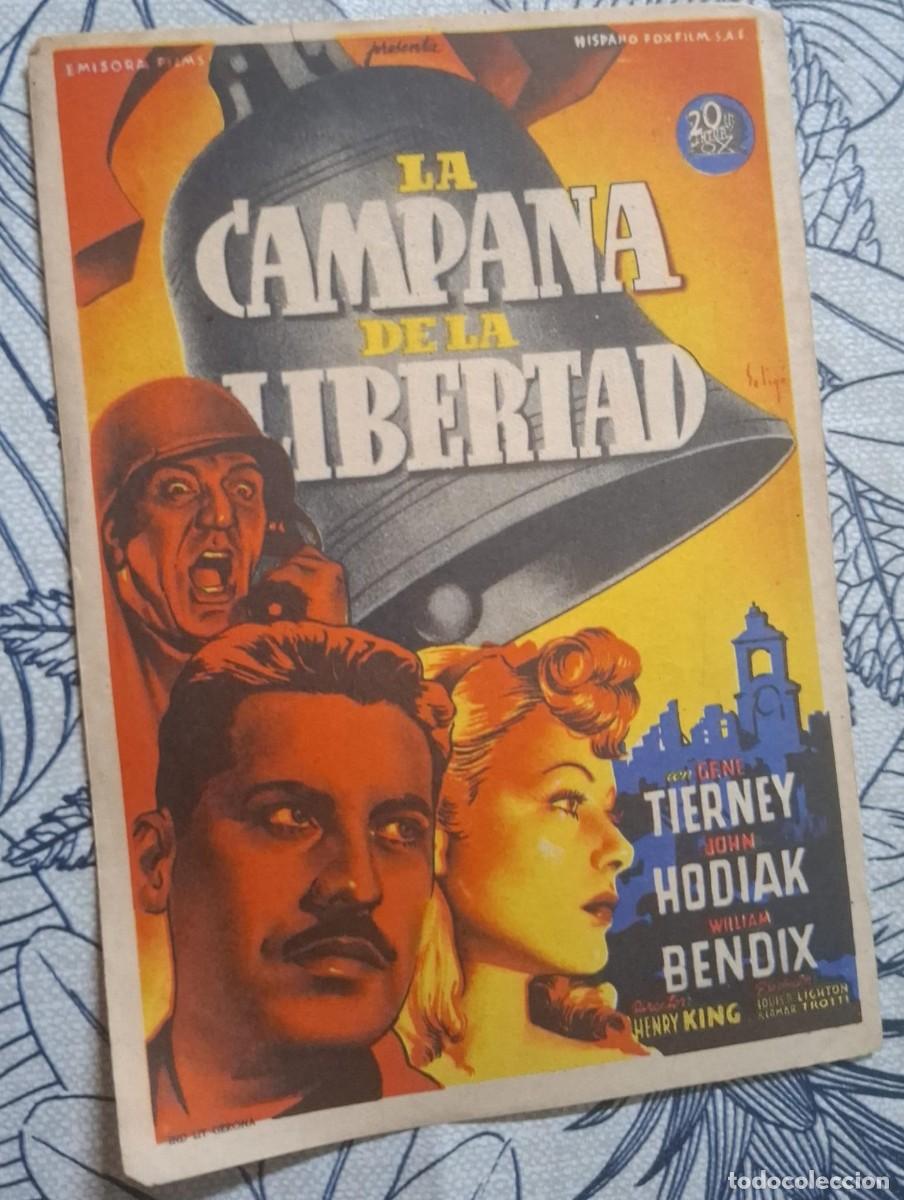 Cine: LA CAMPANA DE LA LIBERTAD - PROGRAMA DE CINE