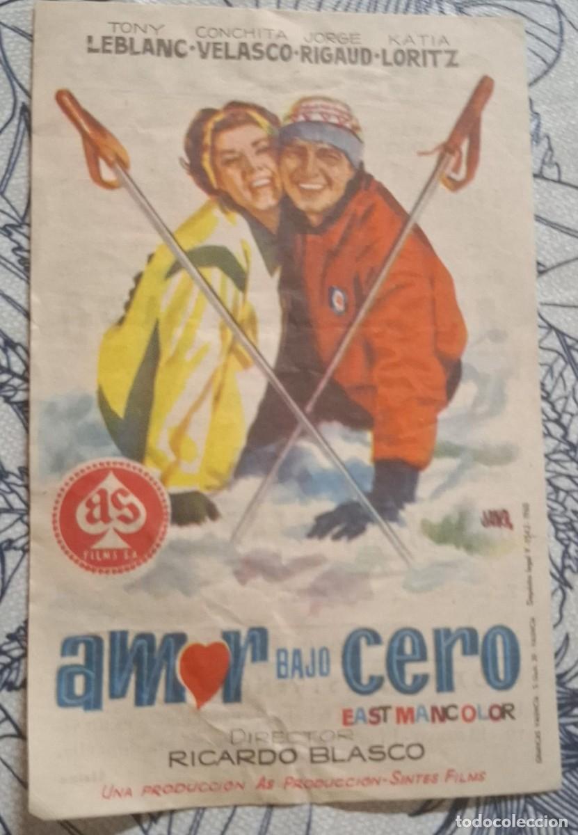 Cine: AMOR BAJO CERO - PROGRAMA DE CINE