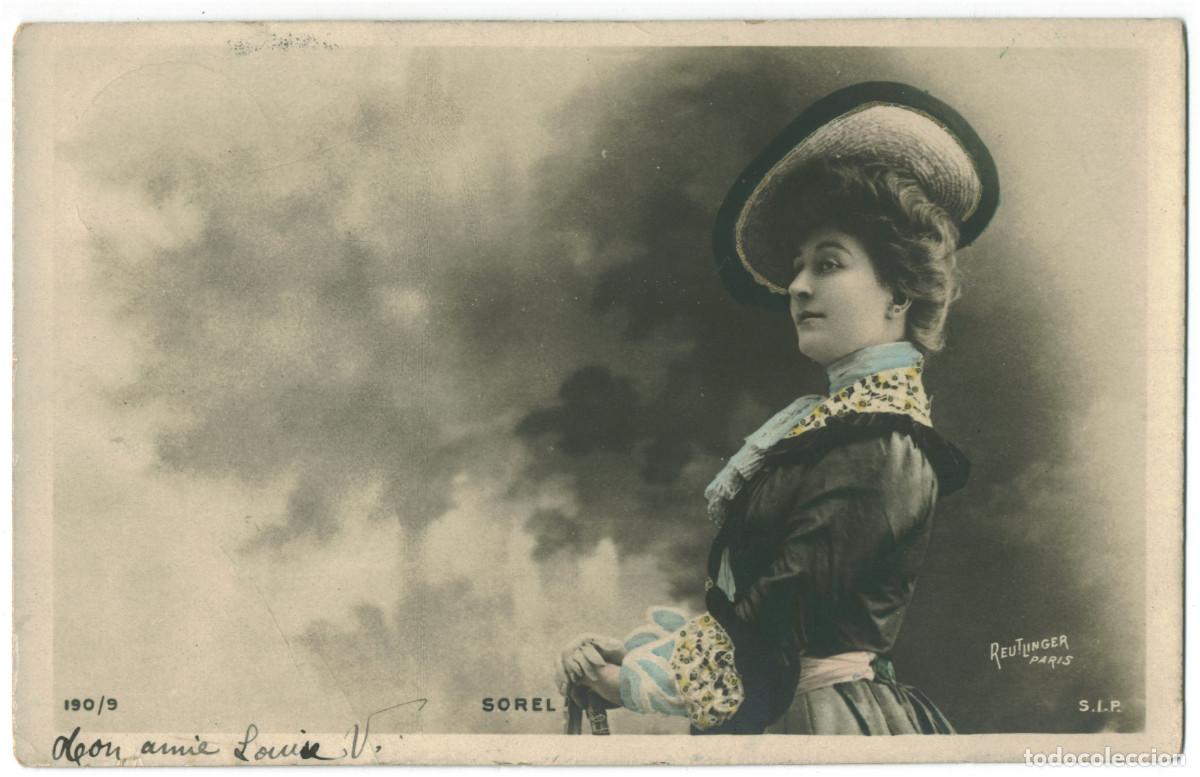 Cine: Actriz Belle &Eacute;poque SOREL, &Ccedil;&eacute;cile_SIP. 190-9. Photo Reutlinger