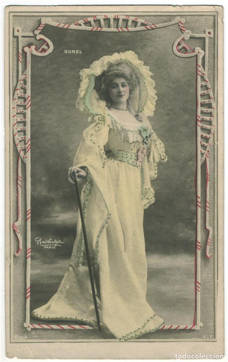 Cine: Actriz Belle &Eacute;poque SOREL, &Ccedil;&eacute;cile_SIP. 910-3. Photo Reutlinger