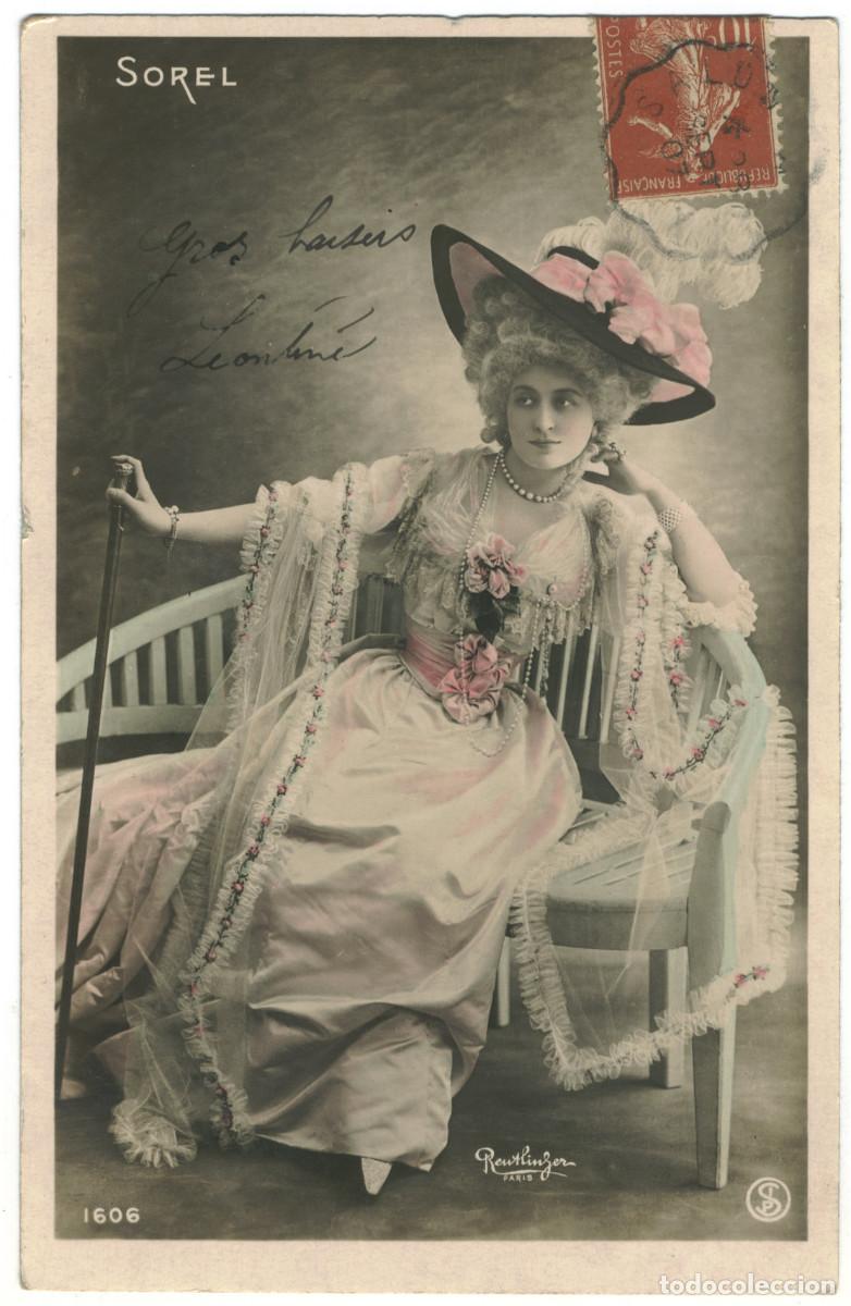 Cine: Actriz Belle &Eacute;poque SOREL, &Ccedil;&eacute;cile_SIP. 1606. Photo Reutlinger