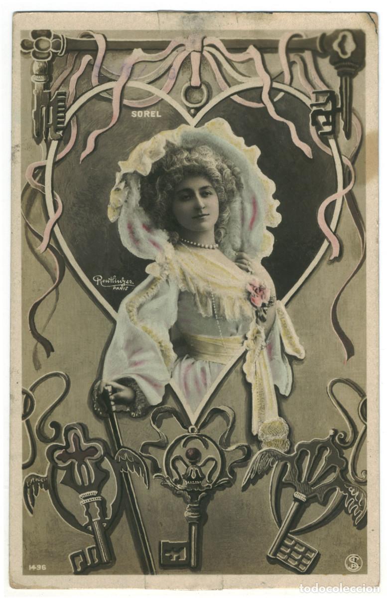 Cine: Actriz Belle &Eacute;poque SOREL, &Ccedil;&eacute;cile_SIP. 1496. Photo Reutlinger
