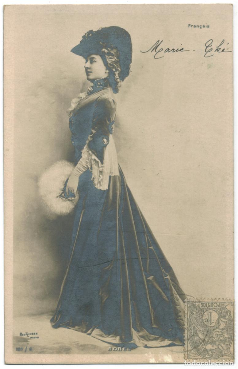 Cine: Actriz Belle &Eacute;poque SOREL, &Ccedil;&eacute;cile_SIP. 137-6. Fran&ccedil;ais. Photo Reutlinger