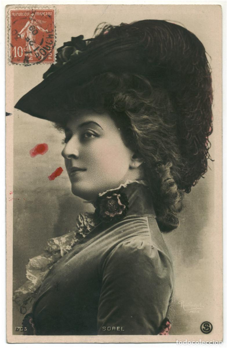 Cine: Actriz Belle &Eacute;poque SOREL, &Ccedil;&eacute;cile_SIP. 1703. Photo Reutlinger
