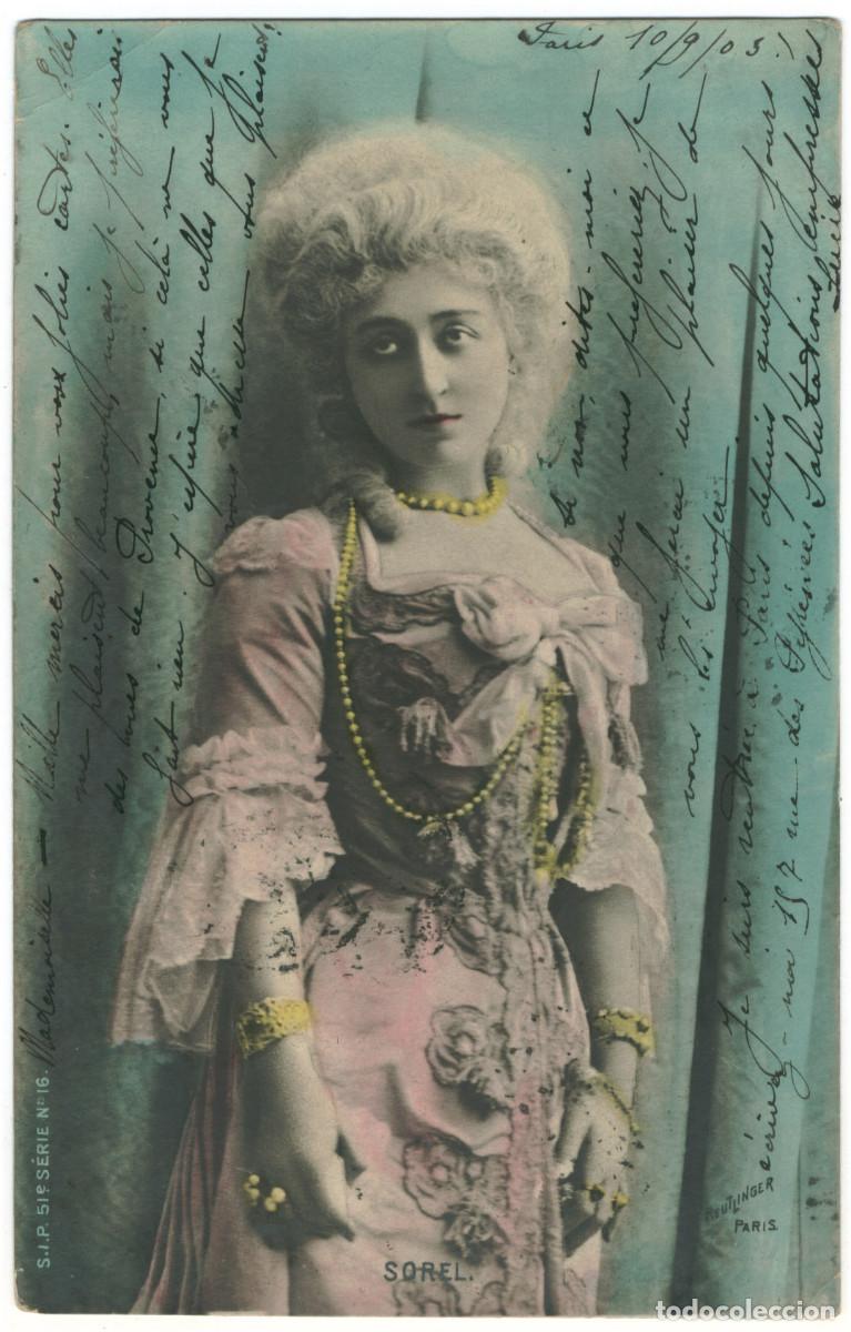 Cine: Actriz Belle &Eacute;poque SOREL, &Ccedil;&eacute;cile_SIP. 51-16. Photo Reutlinger