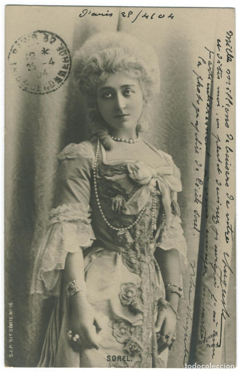Cine: Actriz Belle &Eacute;poque SOREL, &Ccedil;&eacute;cile_SIP. 51-16. Photo Reutlinger