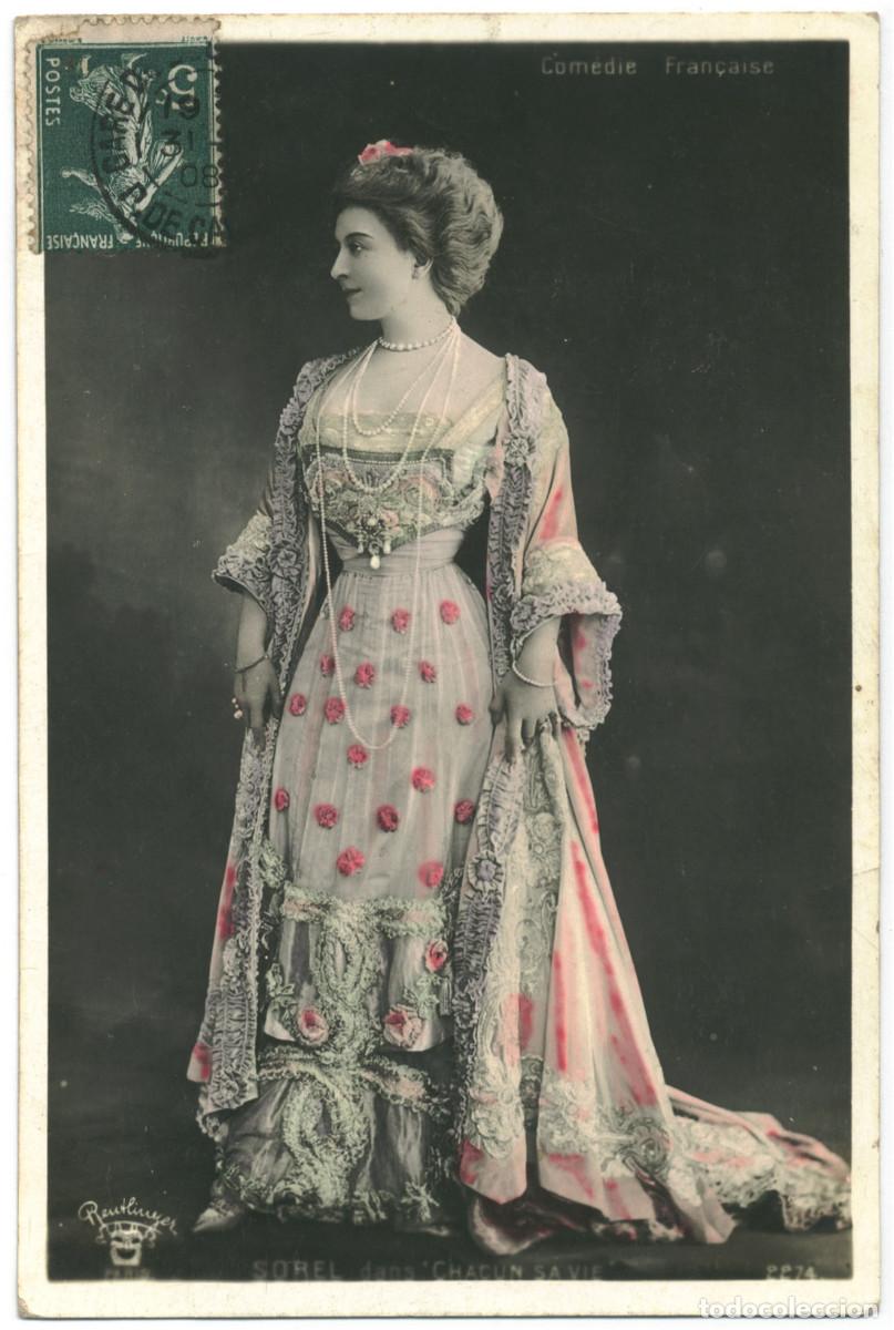 Cine: Actriz Belle &Eacute;poque SOREL, &Ccedil;&eacute;cile_Reutlinger. 2274. In Chacun sa vie (Com&eacute;die Fran&ccedil;aise)