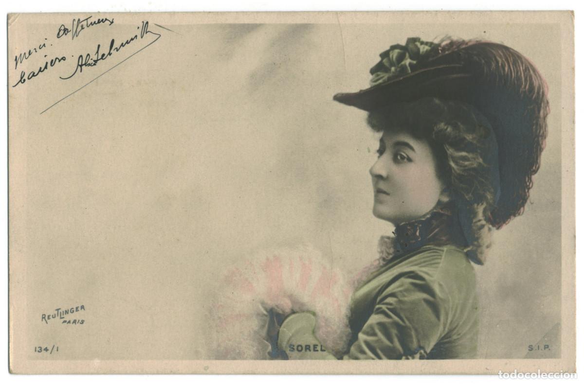 Cine: Actriz Belle &Eacute;poque SOREL, &Ccedil;&eacute;cile_SIP. 134-1. Photo Reutlinger