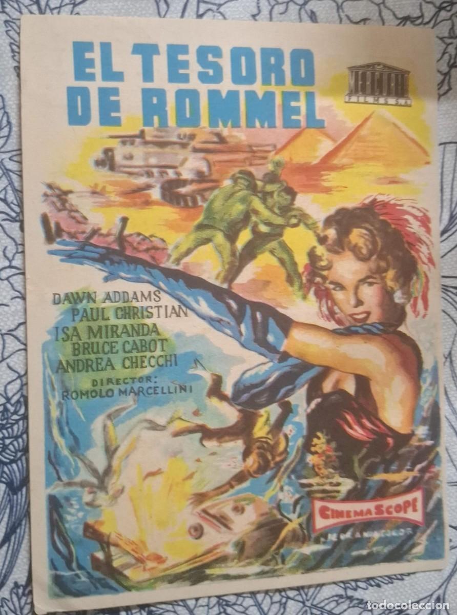 Cine: EL TESORO DE ROMMEL - PROGRAMA DE CINE