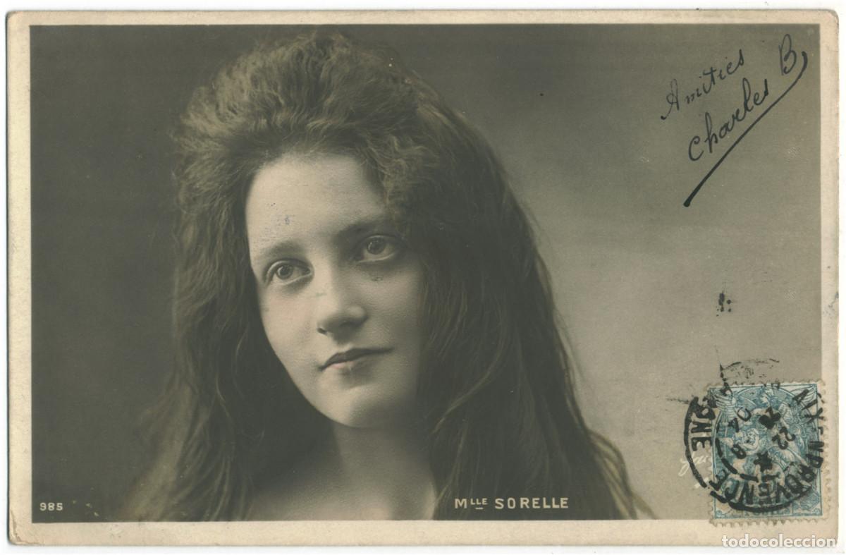 Cine: Actriz Belle &Eacute;poque SORELLE, Mlle._SIP. 985. Photo Paul Boyer