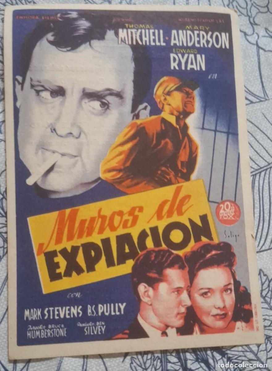 Cine: MUROS DE EXPIACION - PROGRAMA DE CINE