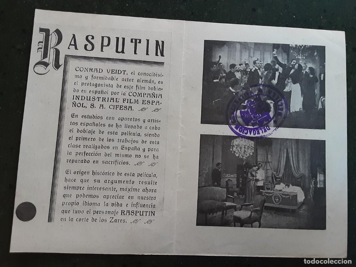 Cine: RASPUTIN, CONRAD VEIDT. - Foto 2