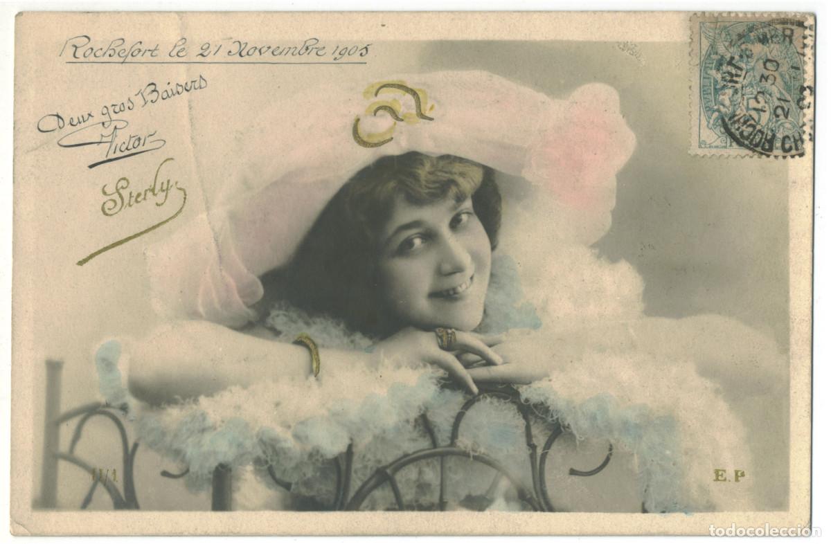 Cine: Serie 2 Postales Actriz Belle &Eacute;poque STERLY_EP. II-1 y II-2