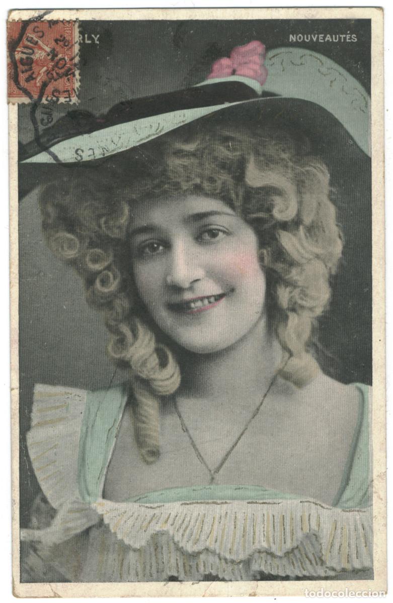 Cine: Serie 2 Postales Actriz Belle &Eacute;poque STERLY_Sin datos - Foto 1