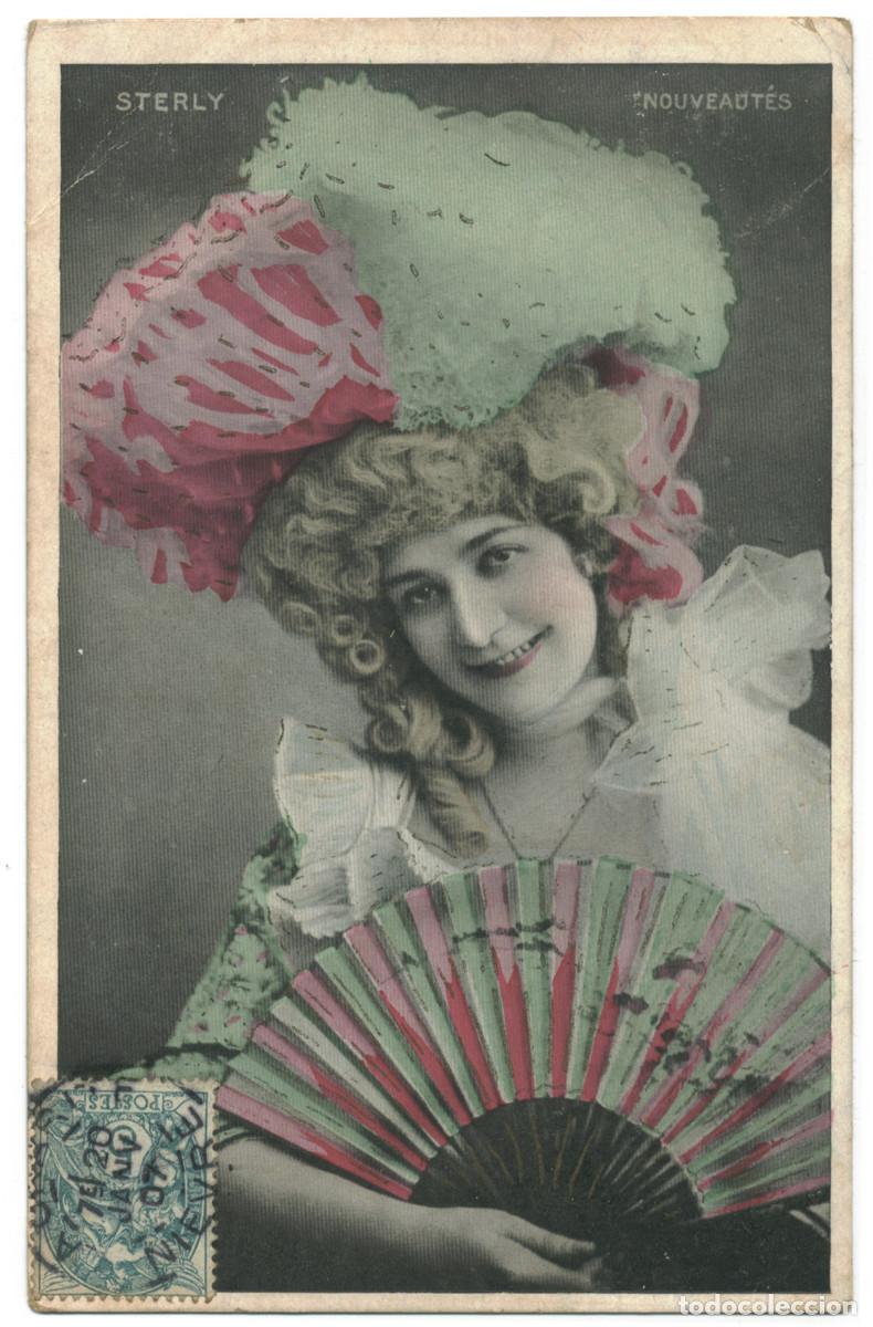 Cine: Serie 2 Postales Actriz Belle &Eacute;poque STERLY_Sin datos - Foto 2