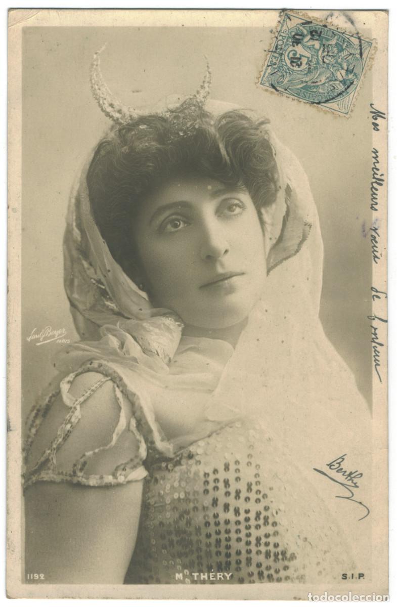 Cine: Actriz Belle &Eacute;poque TH&Eacute;RY, M._SIP. 1192. Photo Paul Boyer
