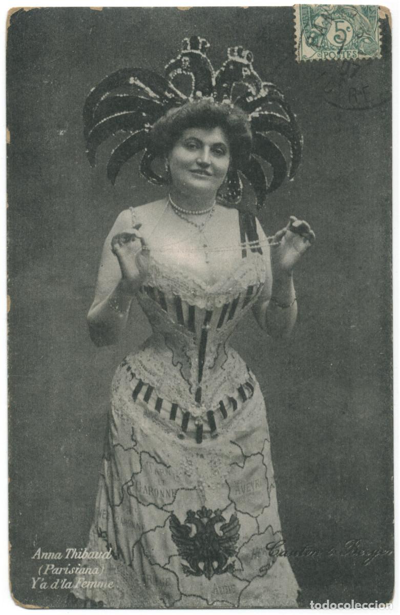 Cine: Actriz Belle &Eacute;poque THIBAUD, Anna_Cautin & Berger. In Y'a d'la Femme, at Parisiana