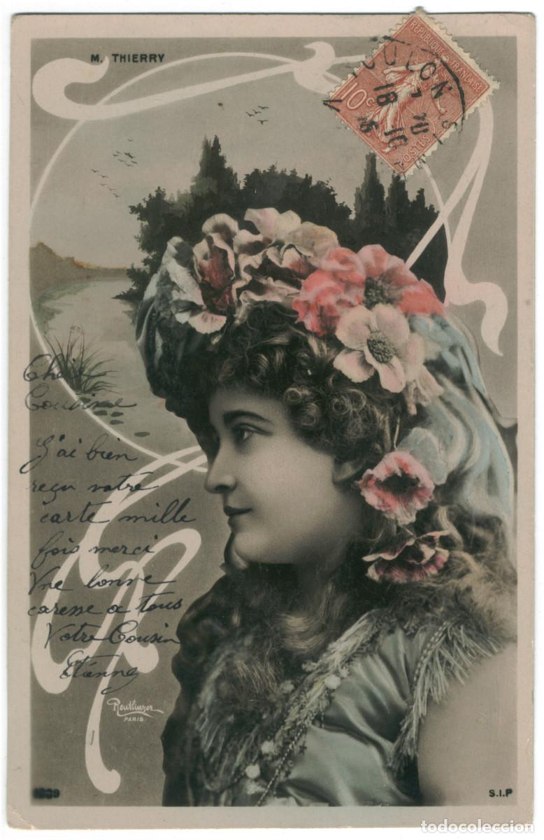 Cine: Actriz Belle &Eacute;poque THIERRY, Marie_SIP. 1869. Photo Reutlinger