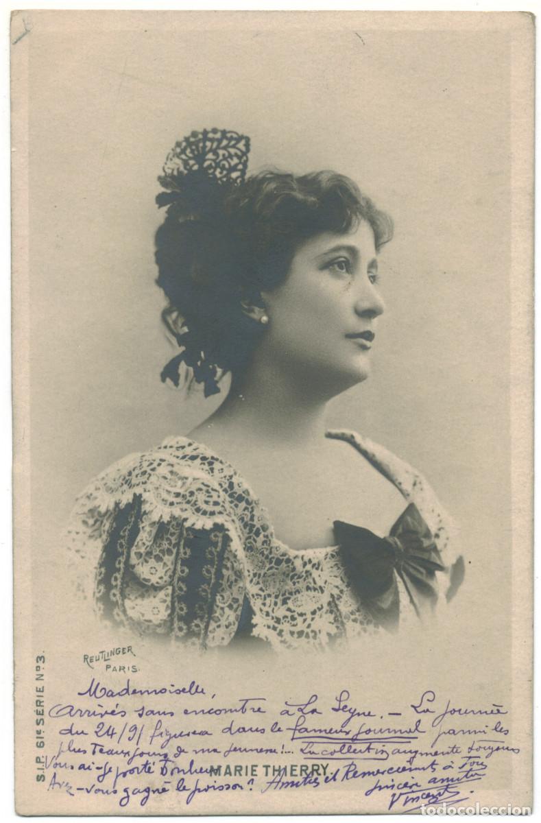 Cine: Actriz Belle &Eacute;poque THIERRY, Marie_SIP. 61-3. Photo Reutlinger