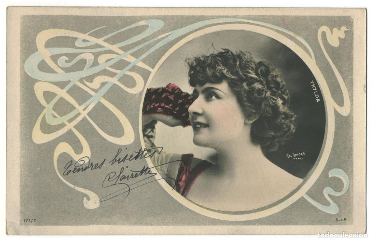 Cine: Actriz Belle &Eacute;poque THYLDA_SIP. 177-7. Photo Reutlinger