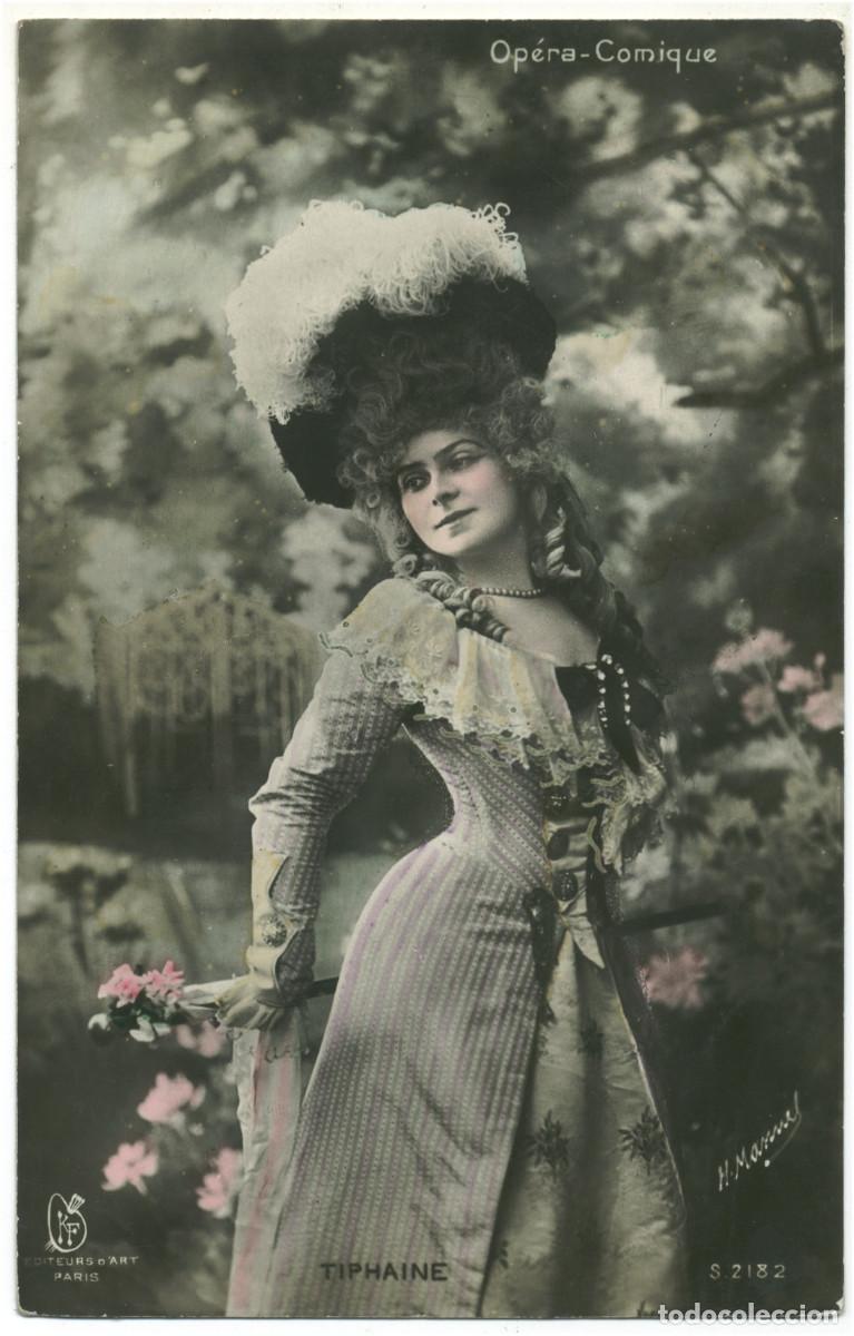 Cine: Actriz Belle &Eacute;poque TIPHAINE_KF. 2182. Op&eacute;ra Comique. Photo H. Manuel