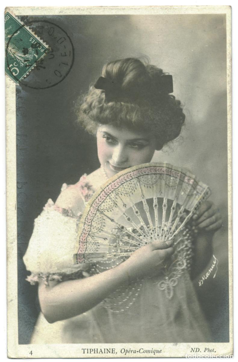 Cine: Actriz Belle &Eacute;poque TIPHAINE_ND. 4. Op&eacute;ra Comique. Photo H. Manuel