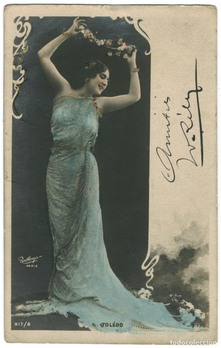Cine: Actriz Belle &Eacute;poque TOLEDO, de_SIP. 817-8. Photo Reutlinger