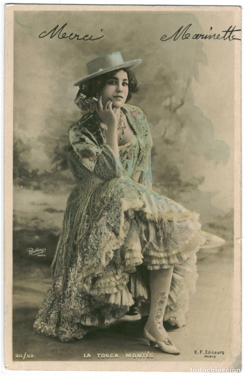 Cine: Actriz TOSCA MONT&Eacute;S, La_KF. 90-92. Photo Reutlinger
