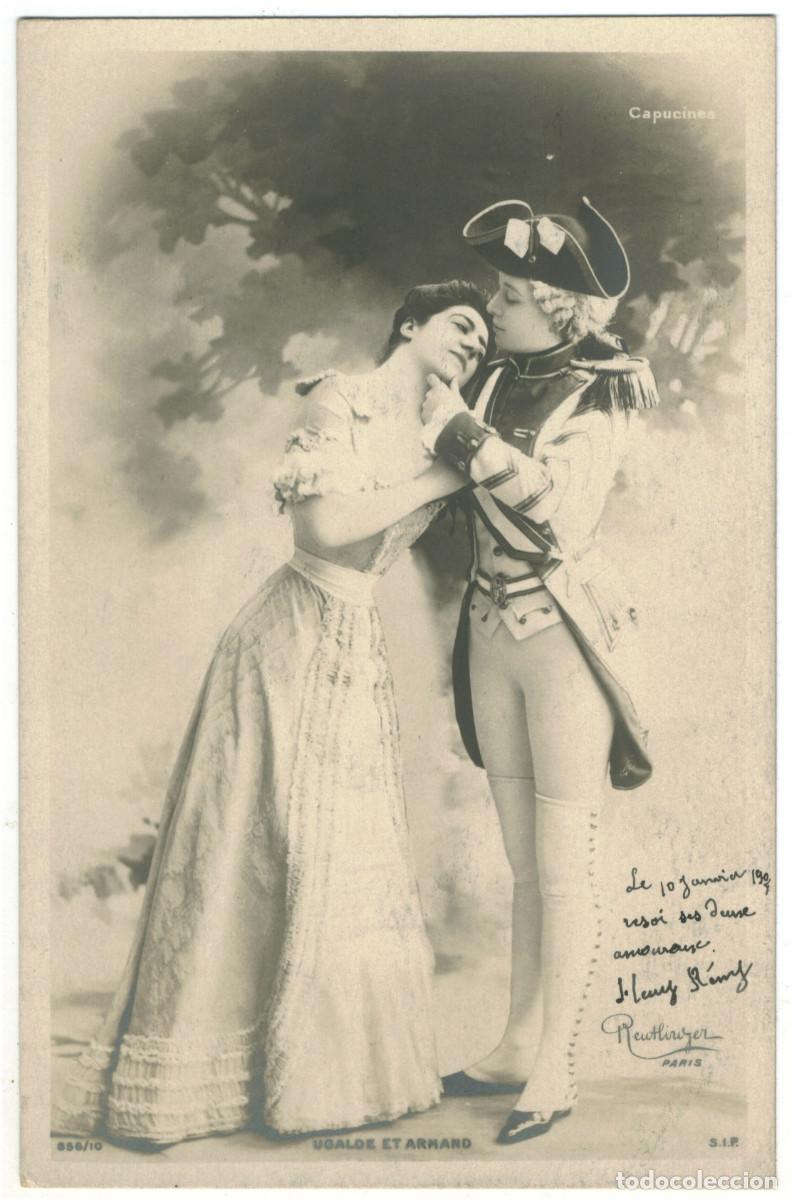 Cine: Actriz Belle &Eacute;poque UGALDE, M. & ARMAND_SIP. 856-10. Capucines. Photo Reutlinger