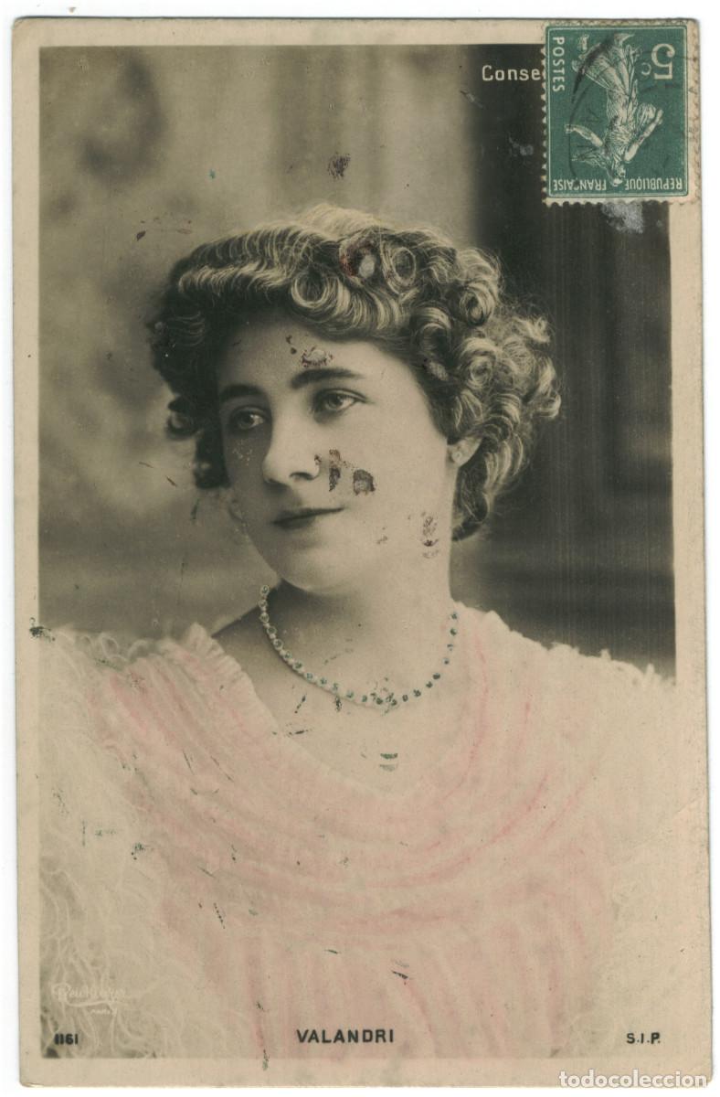 Cine: Actriz Belle &Eacute;poque VALANDRI_SIP. 1161. Conservatoire. Photo Reutlinger