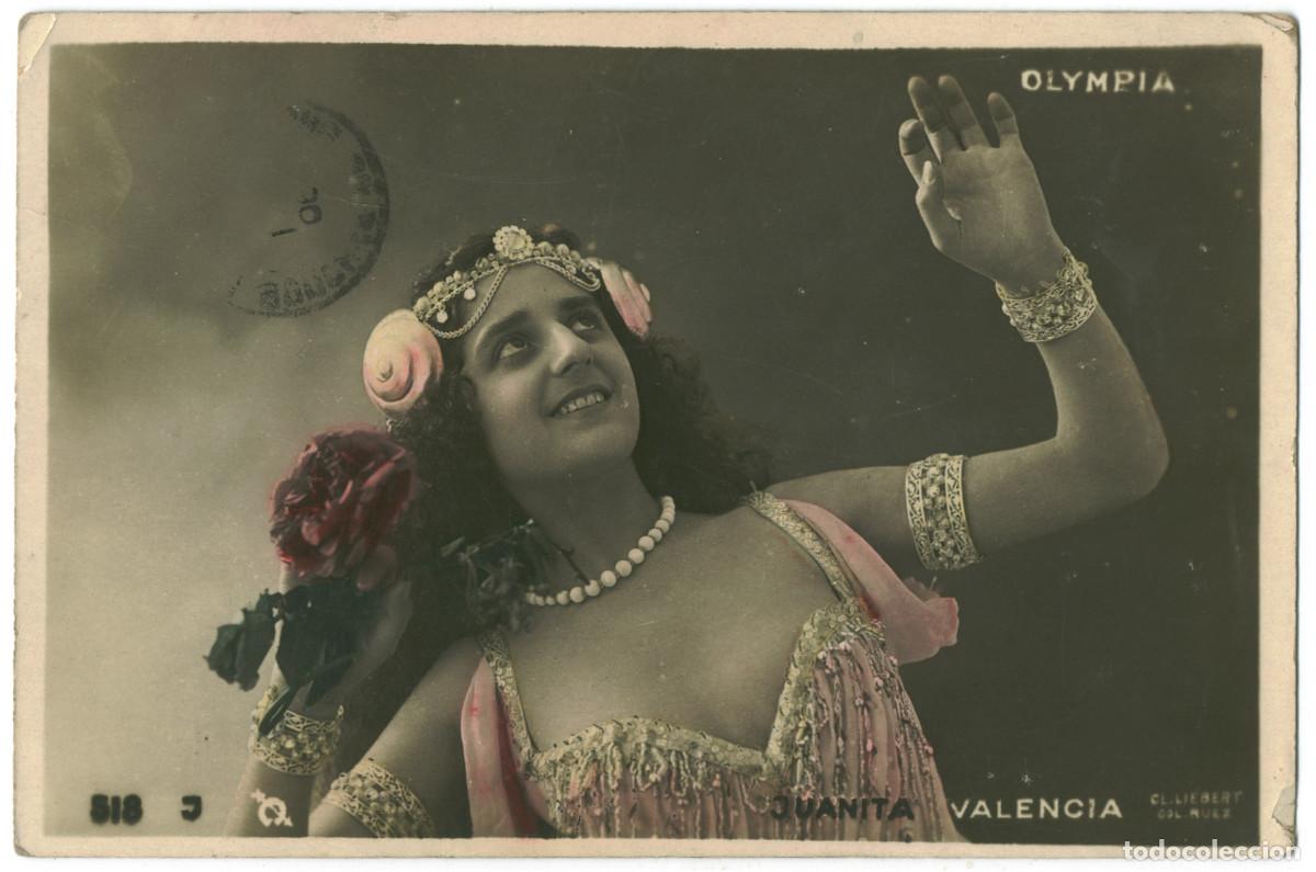 Cine: Cupletista VALENCIA, Juanita_Herradura flechada. 518. Olympia. Photo Bert