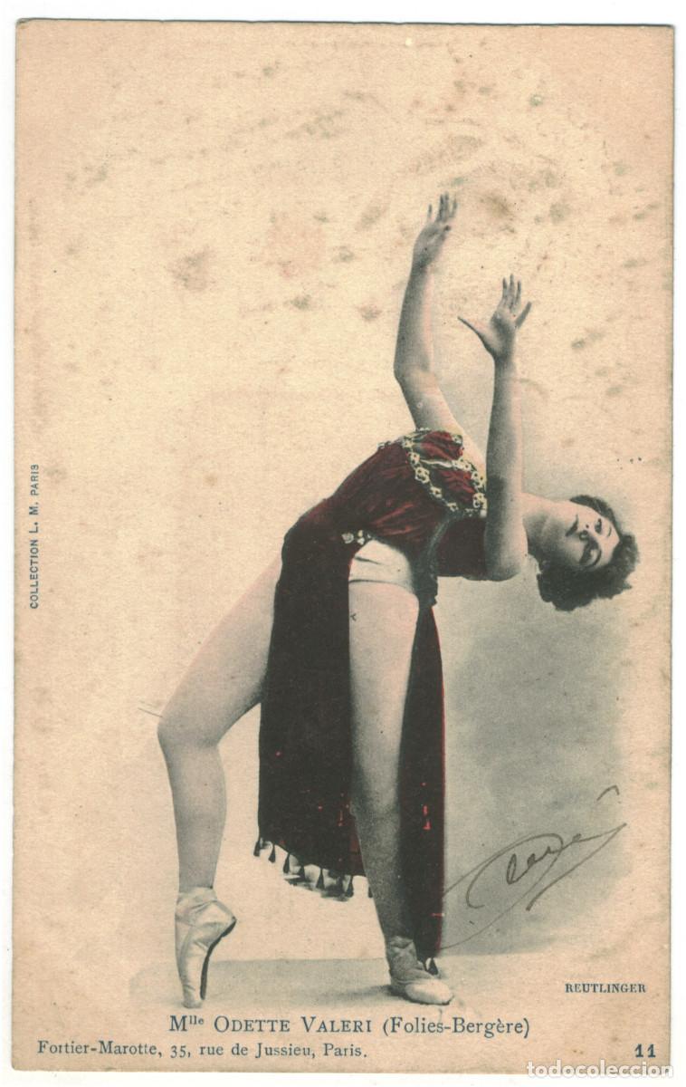 Cine: Bailarina VALERI, Odette [danza]_Fortier-Marotte. 11. Foiles Berg&eacute;re. Photo Reutlinger