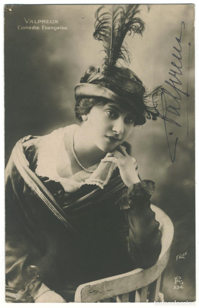 Cine: Actriz Belle &Eacute;poque VALPREUX_A. Christensen. 234. Com&eacute;die Fran&ccedil;aise. Signed