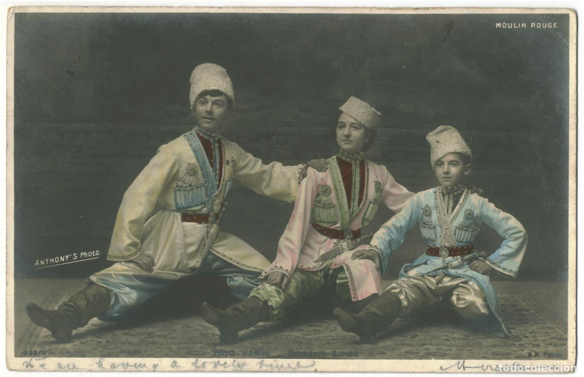 Cine: VANIA, Trio (Danseurs Slaves)_AN (Paris). 268-4. Moulin Rouge. Photo Anthony's