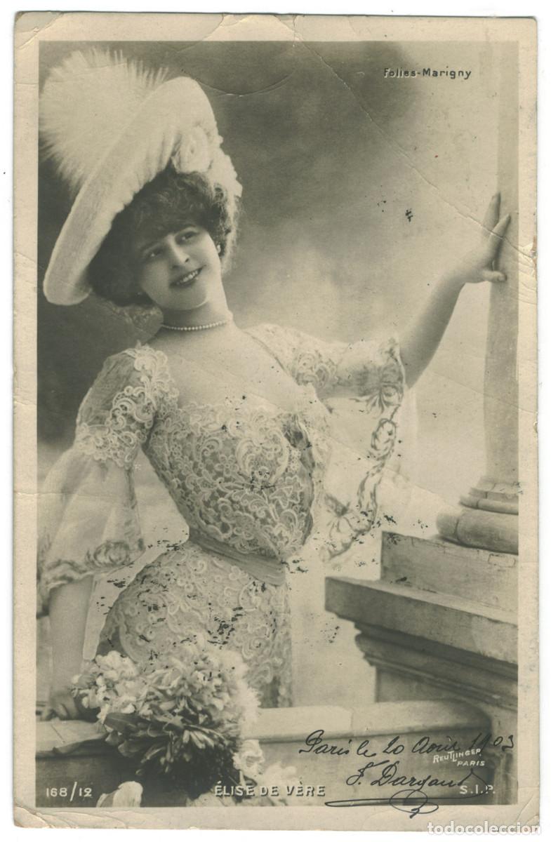 Cine: Actriz Belle &Eacute;poque V&Egrave;RE, Elise de_SIP. 168-12. Folies-Marigny. Photo Reutlinger