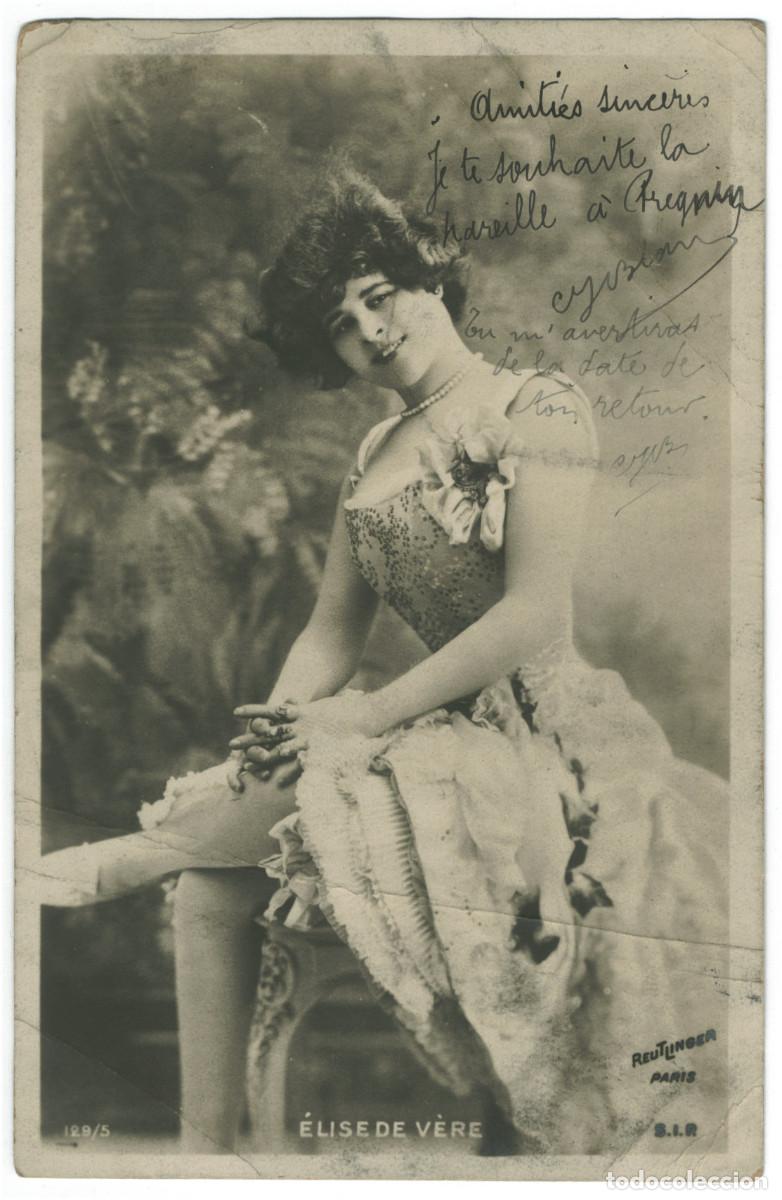 Cine: Actriz Belle &Eacute;poque V&Egrave;RE, Elise de_SIP. 129-5. Photo Reutlinger