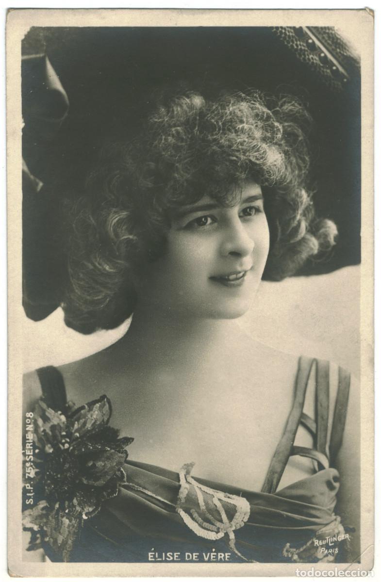 Cine: Actriz Belle &Eacute;poque V&Egrave;RE, Elise de_SIP. 75-8. Photo Reutlinger