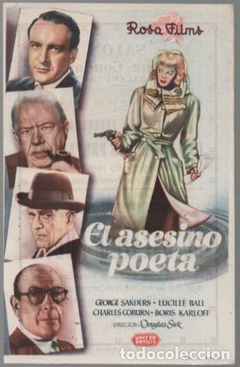 Cine: PROGRAMA DE CINE: EL ASESINO POETA PC-11290