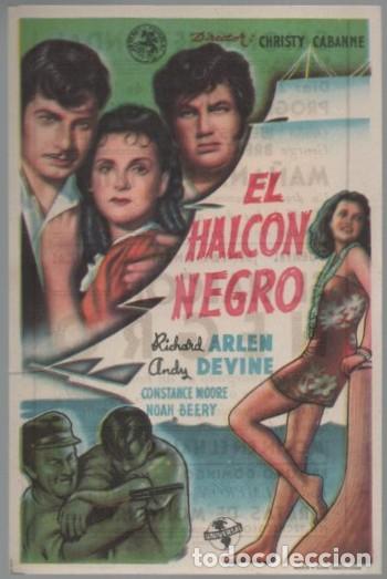 Cine: PROGRAMA DE CINE: EL HALCON NEGRO PC-11297