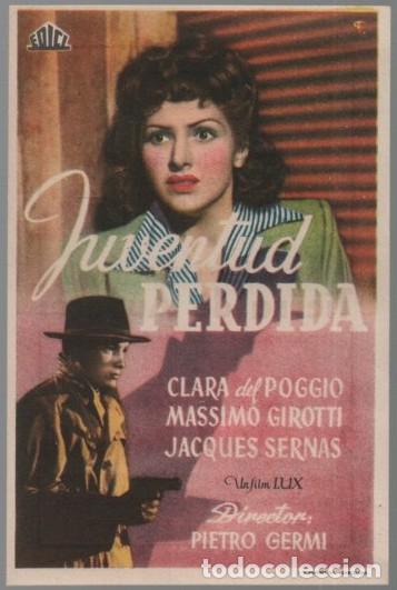Cine: PROGRAMA DE CINE: JUVENTUD PERDIDA PC-11302