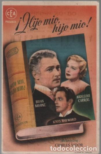 Cine: PROGRAMA DE CINE: &iexcl;HIJO MIO, HIJO MIO! PC-11304