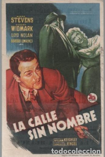 Cine: PROGRAMA DE CINE: LA CALLE SIN NOMBRE PC-11307