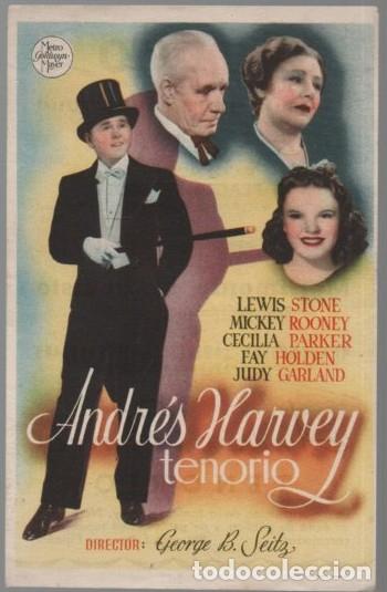Cine: PROGRAMA DE CINE: ANDRES HARVEY TENORIO PC-11312