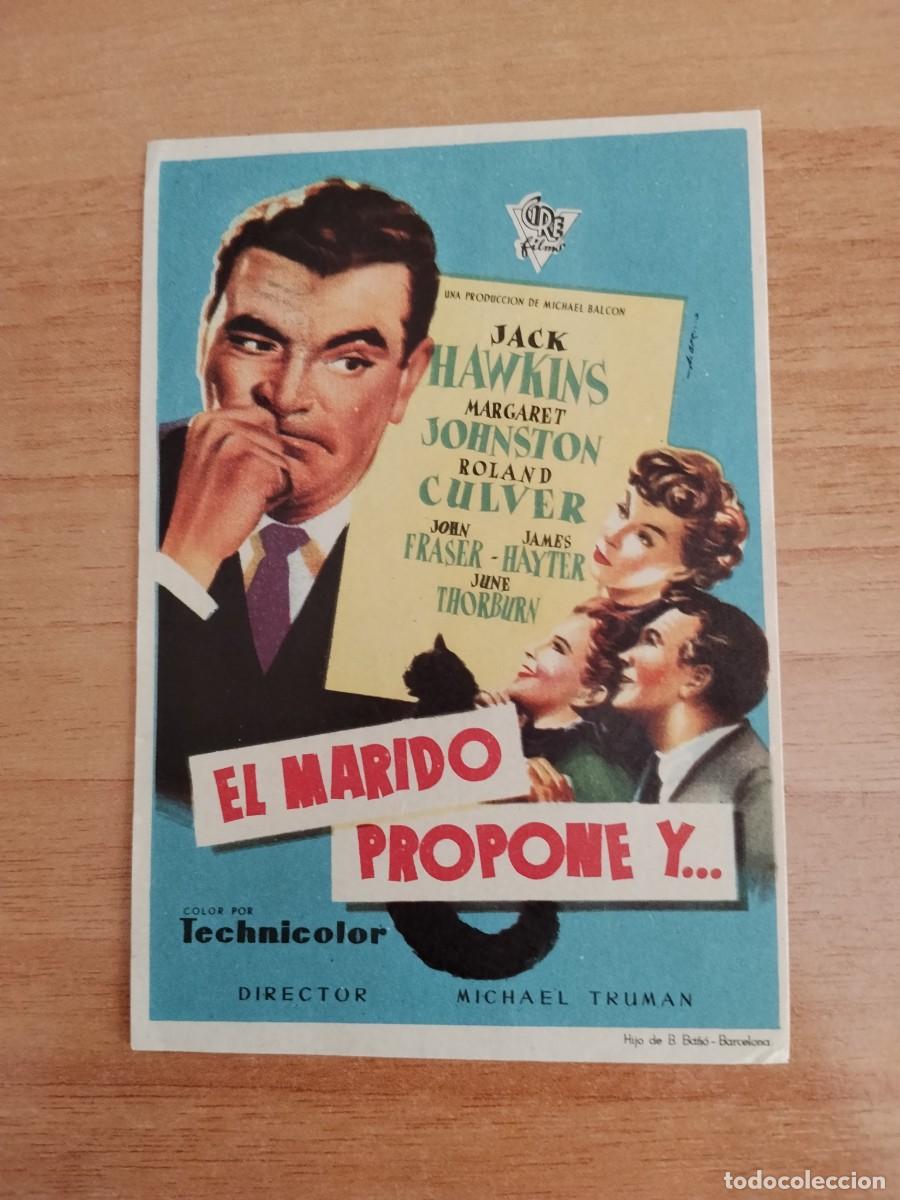  Flyers Publicitaires de films Anciens: ROSA-- PROGRAMA DE CINE ---EL MARIDO PROPONE Y..