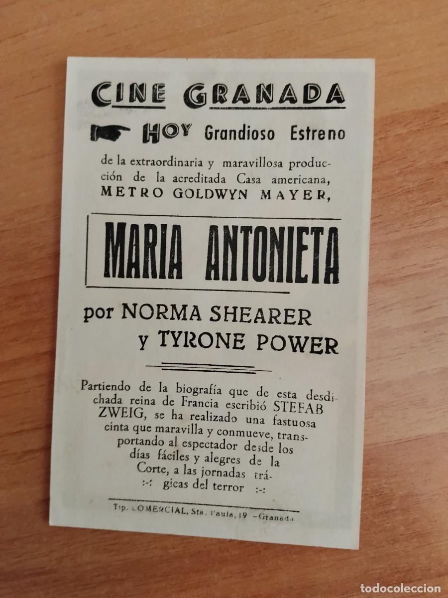 Cine: ROSA-- PROGRAMA DE CINE ---MARIA ANTONIETA ct - Foto 2