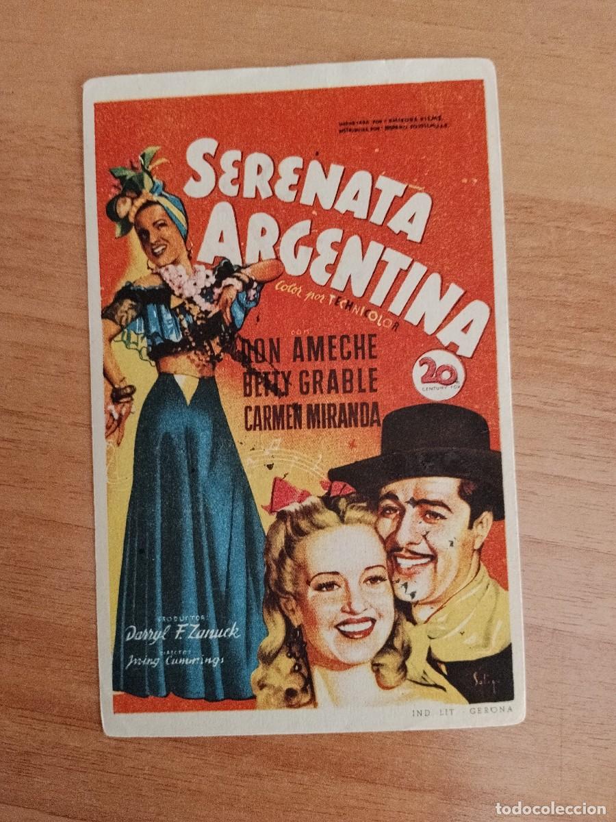 Cine: ROSA-- PROGRAMA DE CINE ---SERENATA ARGENTINA ct