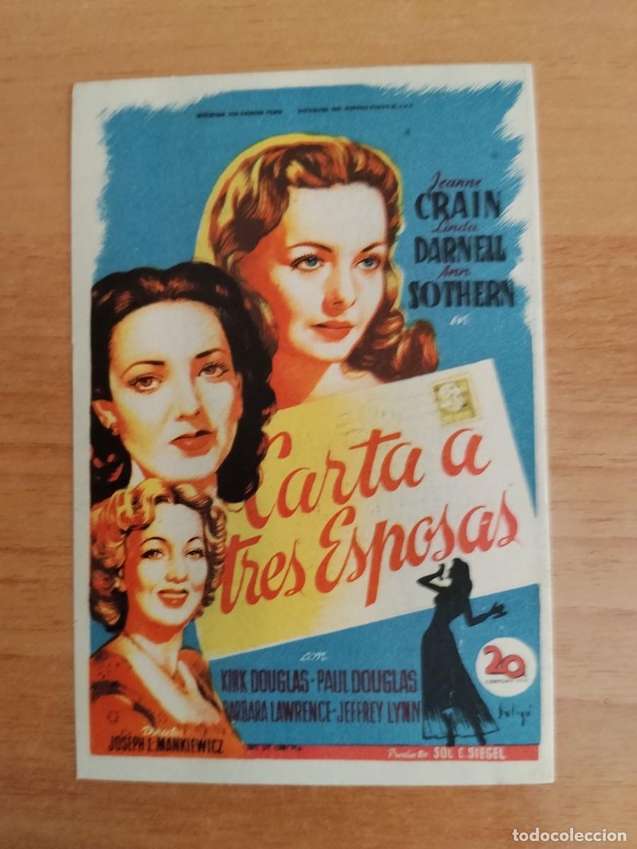 Cine: ROSA-- PROGRAMA DE CINE ---CARTA A TRES ESPOSAS - Foto 1