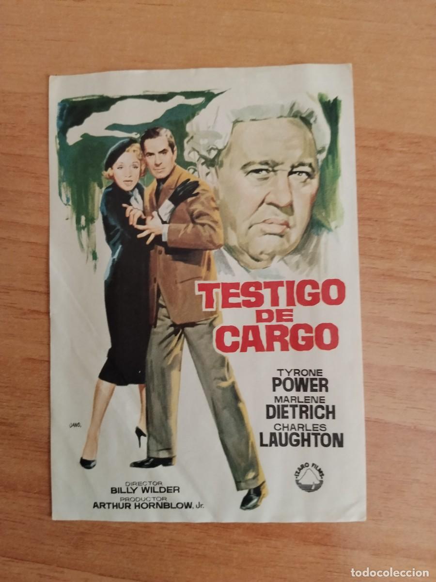 Cine: ROSA-- PROGRAMA DE CINE ---TESTIGO DE CARGO